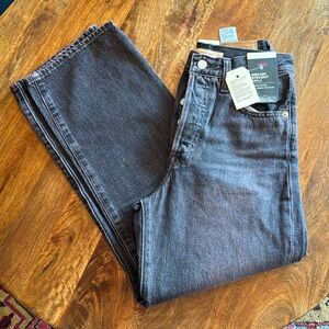 Levi’s ribcage straight ankle jeans